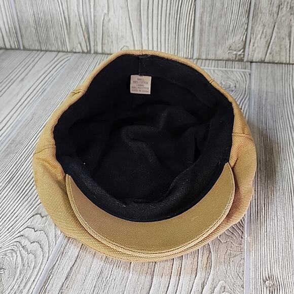 Duluth Trading Co. Cotton Newsboy Tan Cap Hat Medium - Picture 7 of 10